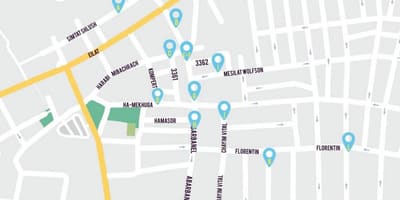 Карта фларэнціна Тэль-Авіў