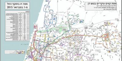 Карта славутасцяў Тэль-Авіва